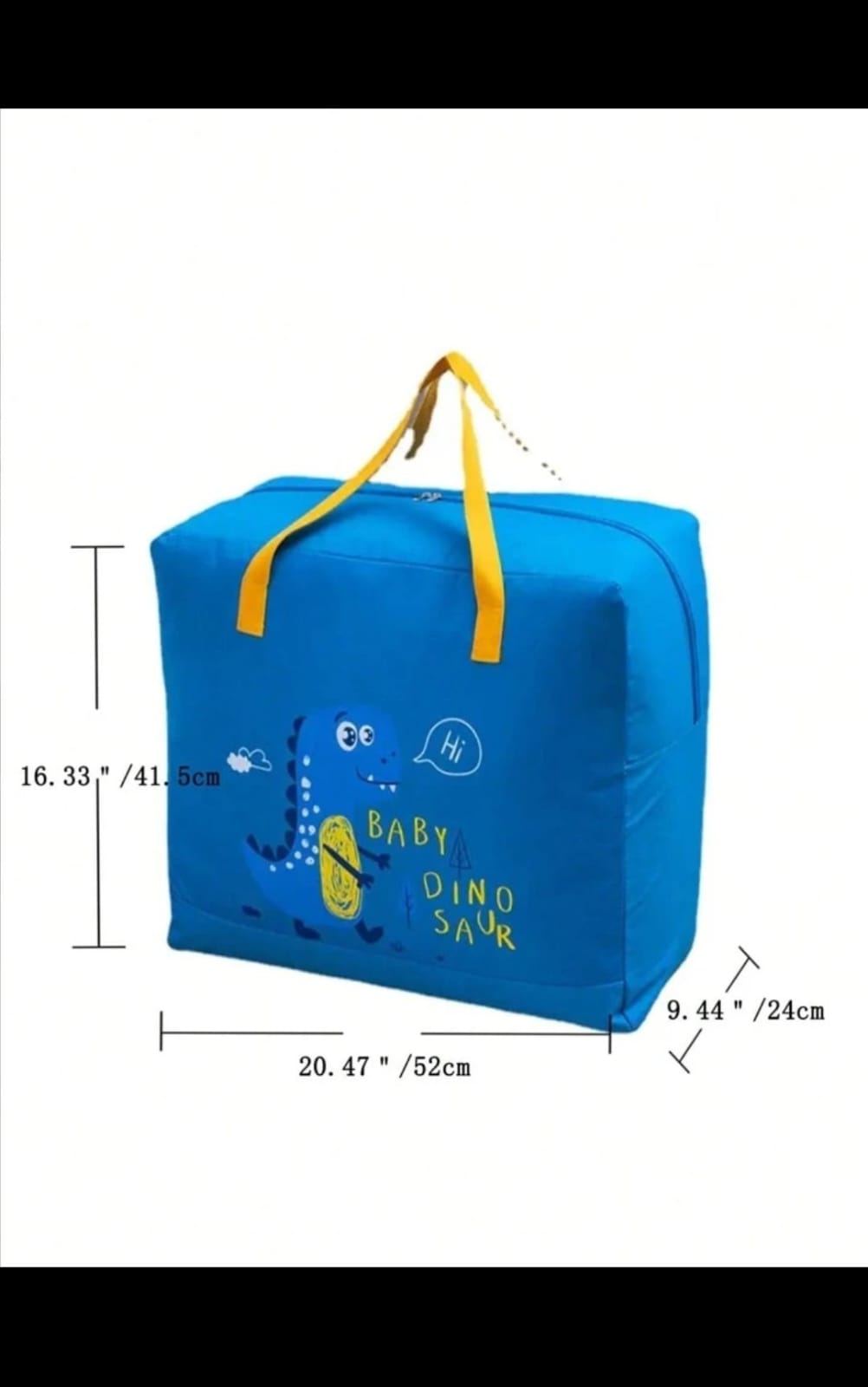 Baby Dinosaur Cloth Organizer and Storage Handbag – photo 1