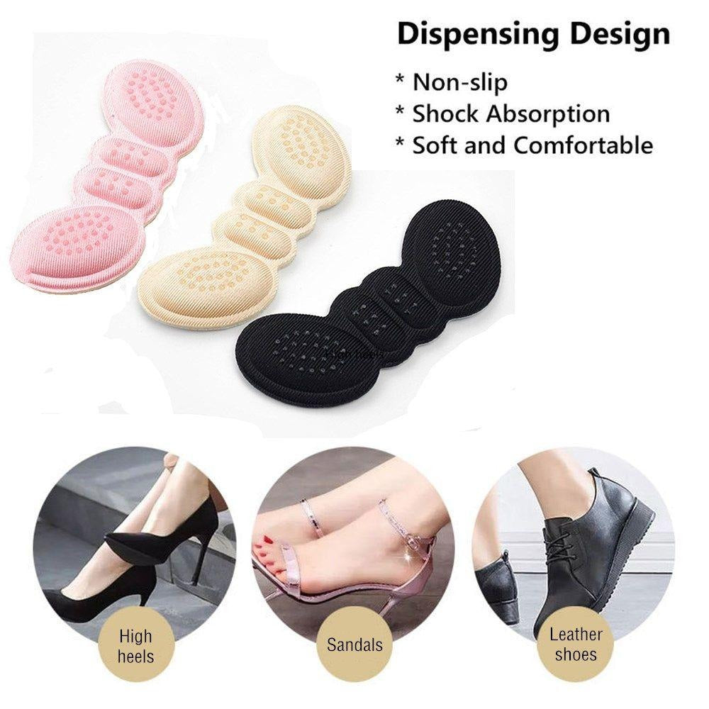 Women Insoles for Shoes High Heel Pad Adjust Size Adhesive Heels Pads Liner Grips Protector Sticker Pain Relief Foot Care Insert(random color)