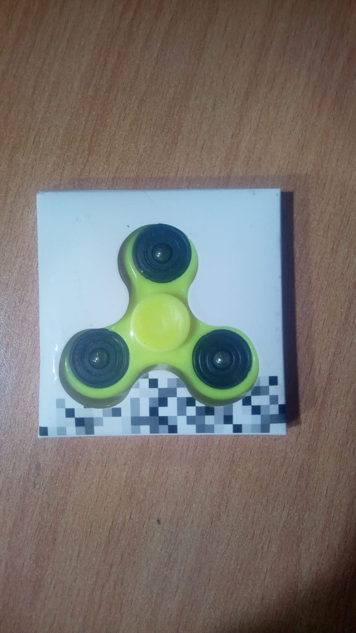 Fidget Spinner Stress Reducer Toy Metal Barring – photo 3