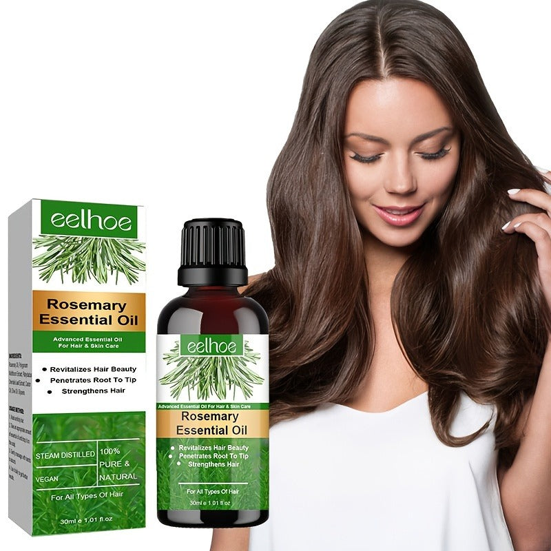 Rose Essential Oil for Hair Growth Nutrient Solution Hair Growth Essence Liquid Fast Natural Hair Loss Treatment Hair Care, 100% Pure Natural 30ml