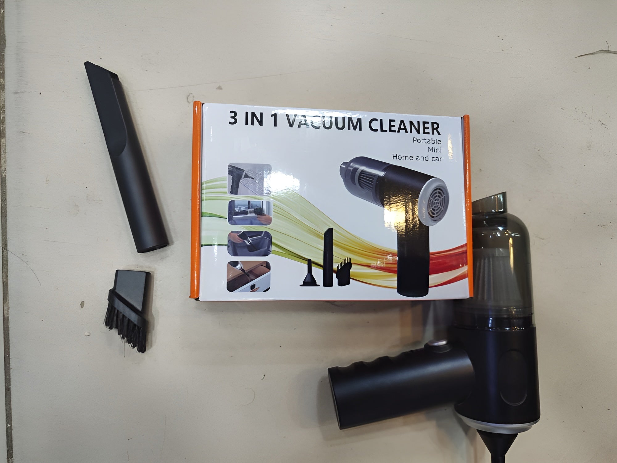 3 in 1 Portable Mini Vacuum Cleaner Duster Blower Air Pump Wireless Handheld Clean Microscopic dust Like Car, Home,Computer, Laptop, Flower, Mirror Vehicle Interior Cleaner