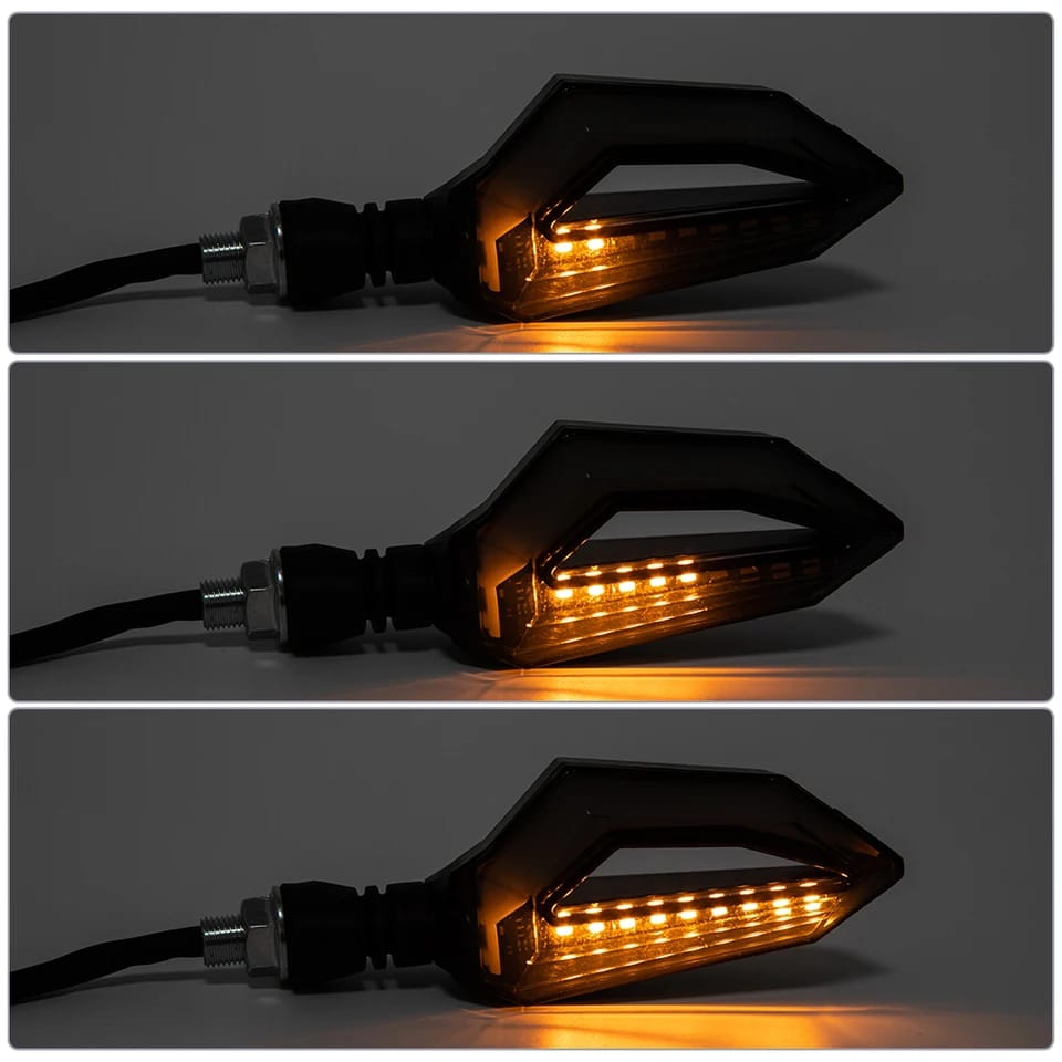 1 Pair motorcycle led turn signal indicator wirh parking drl light for all bikes 70cc and cg125 bikes | famcy indicator