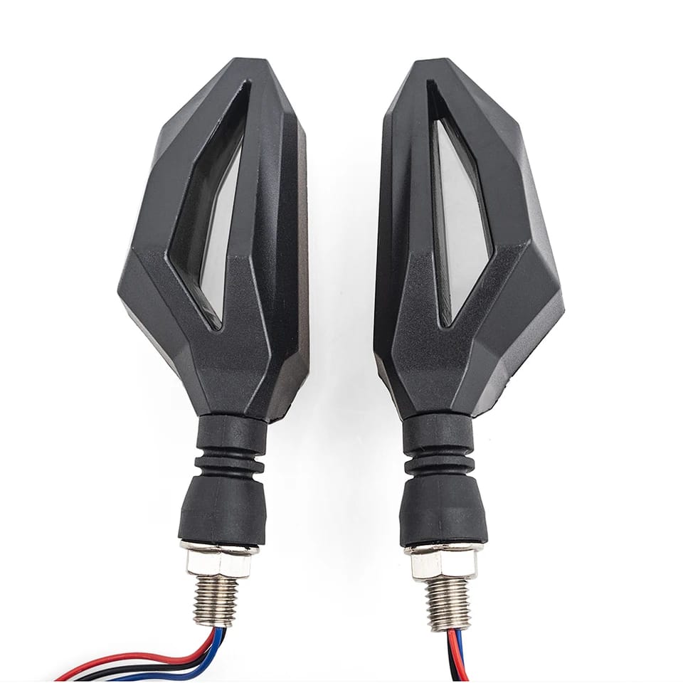 1 Pair motorcycle led turn signal indicator wirh parking drl light for all bikes 70cc and cg125 bikes | famcy indicator