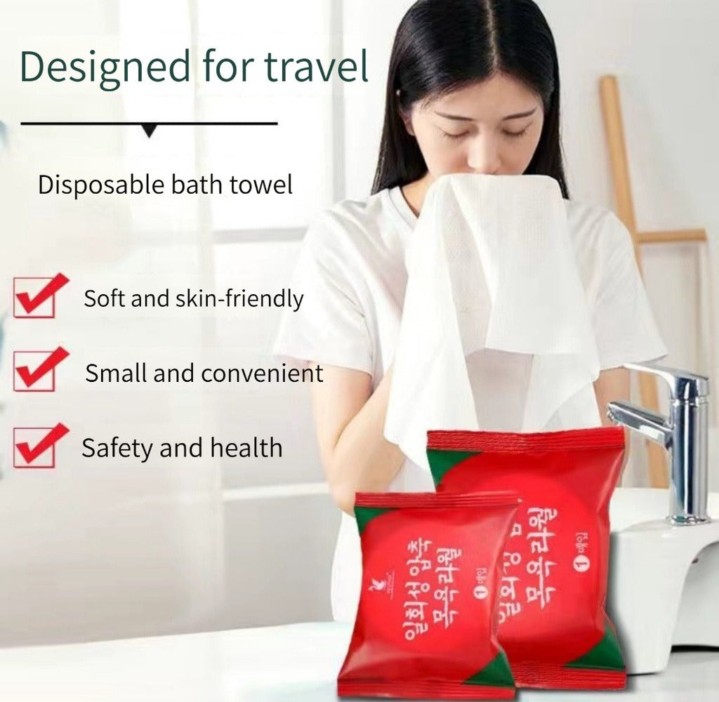 1 PCs of Compressed Bath Towels Disposable – photo 3