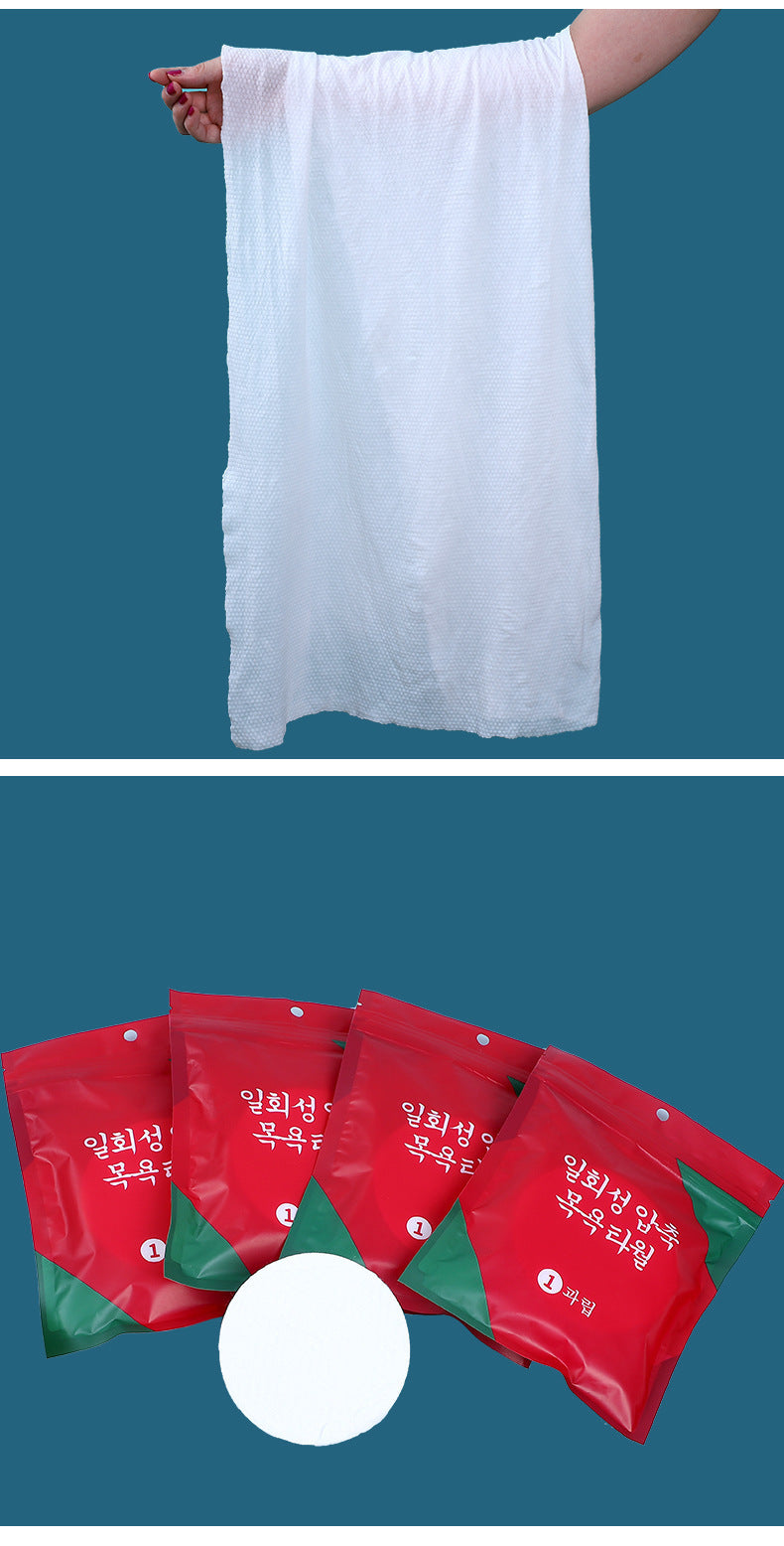 1 PCs of Compressed Bath Towels Disposable – photo 5