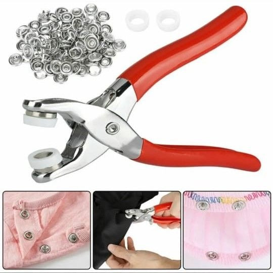 Metal Hand Press Tich Button Machine metal good quality with button - 50 Button