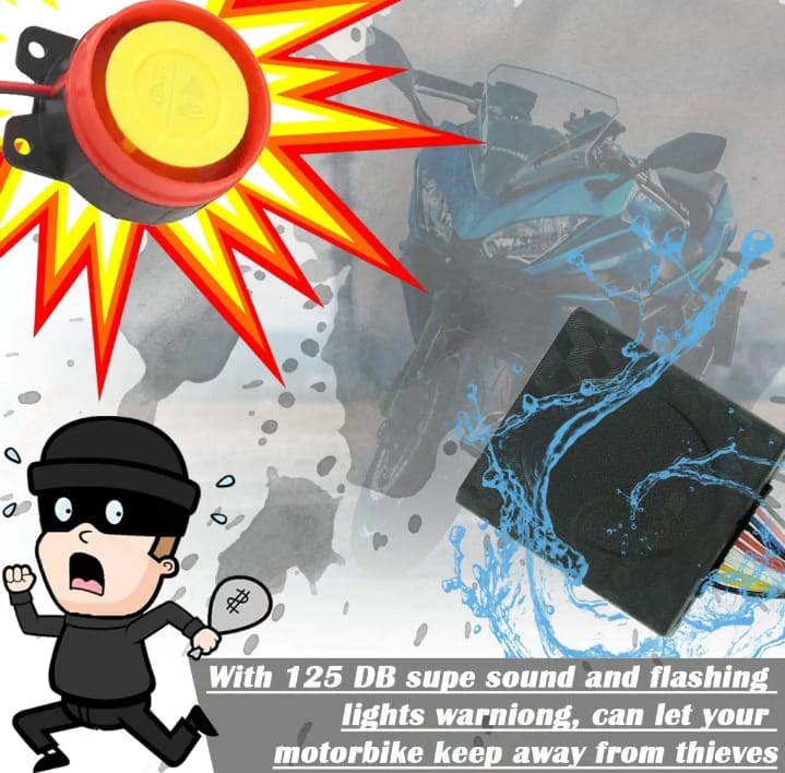 HJG Motorcycle Remote Security Lock Anti Theft – photo 1