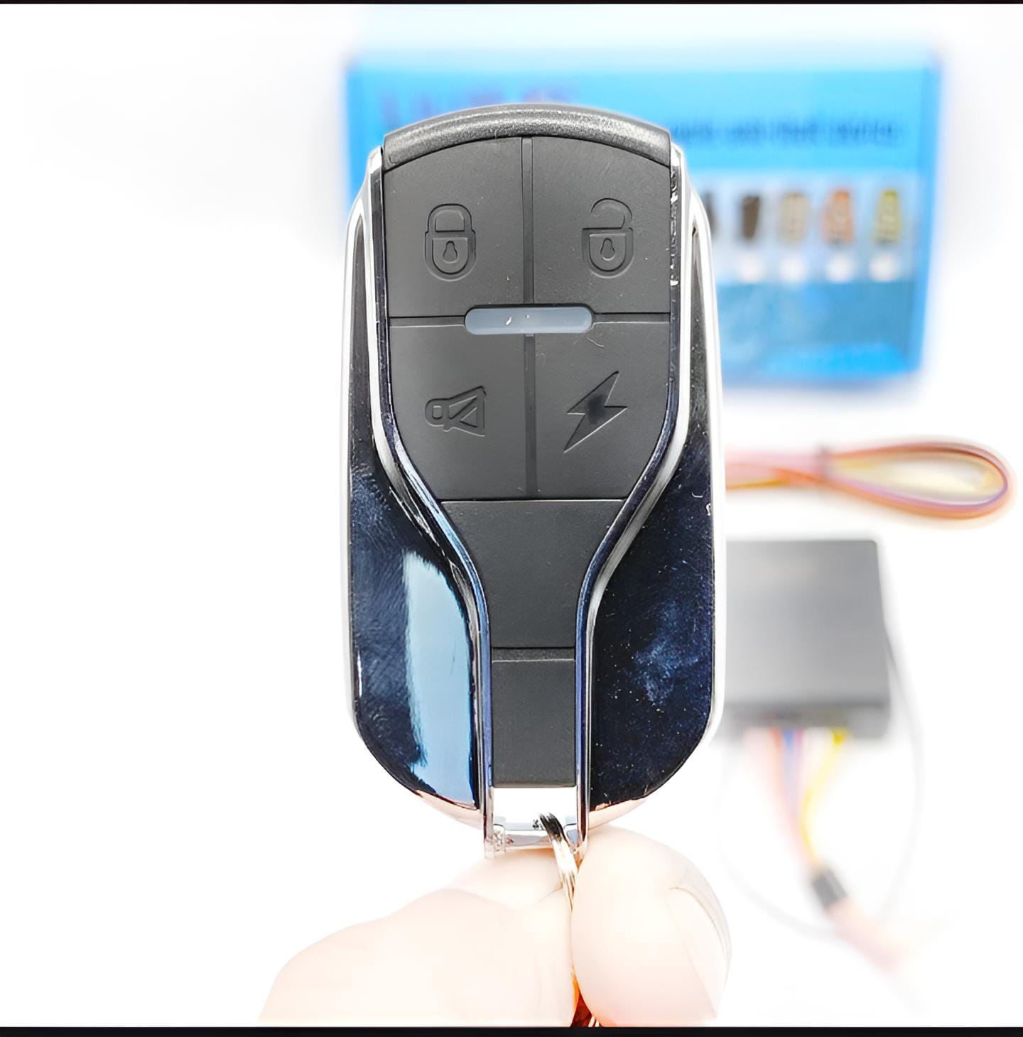 HJG Motorcycle Remote Security Lock Anti Theft Alarm System For Bike Motorcycle Self Start Function for 70cc and cg125 and all bikes