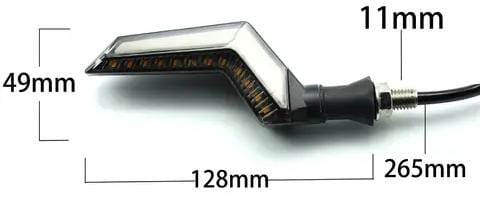 4pcs motorcycle turn signals Light indicator 12v running indicator for all bikes