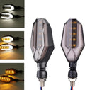 4Pcs Motorbike Universal LED Indicator With  DRL And Yellow Parking Light For all bikes (Random Color)