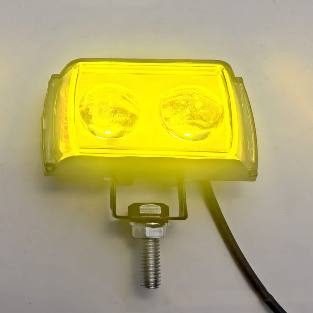 LED Work Light Driving Fog Light Red Blue Auxiliary Hi/Lo beam White Amber Spotlight Universal for ATV SUV for all bikes/car/trucks/jeep - 1 Pc