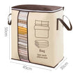 Large Non-woven Portable Clothes Storage Bag Clothing – photo 1