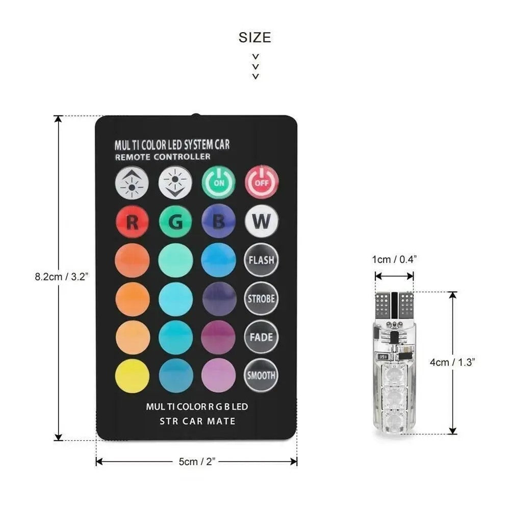 SMDs LED Car Parking Light Bulbs Pair – photo 5