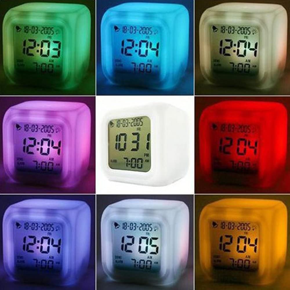 Creative Alarm Clock Sublimation LED Digital Clock – photo 5
