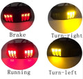 Universal Motorbike Back Light With Indicator DRL Audi Style