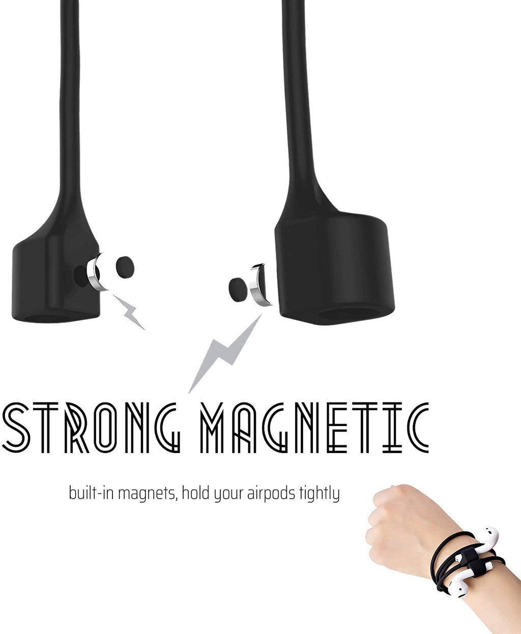 Anti Lost Silicone Earphone Rope Holder Cable – photo 2