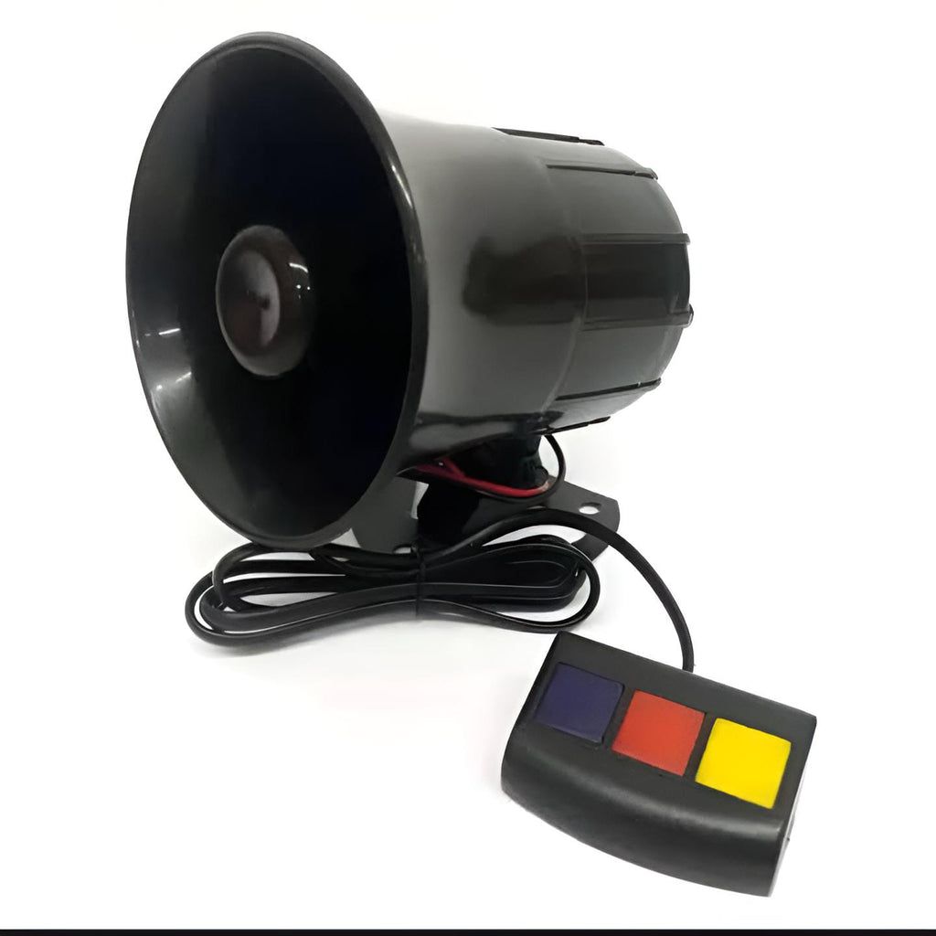 Horn siren 12 watt 3 different loud sounds for car and motorcycle