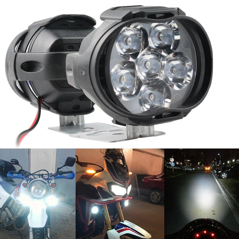 2 pcs Motorcycle Headlights plus switch LED – photo 2