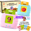 Talking flash cards Preschool learning toys Early Educational Toys English Learn to talk Learn words Learn English Learn(random color )