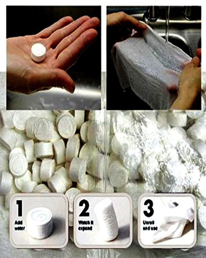 Pack of 10 pcs Magic Compressed Towel – photo 2