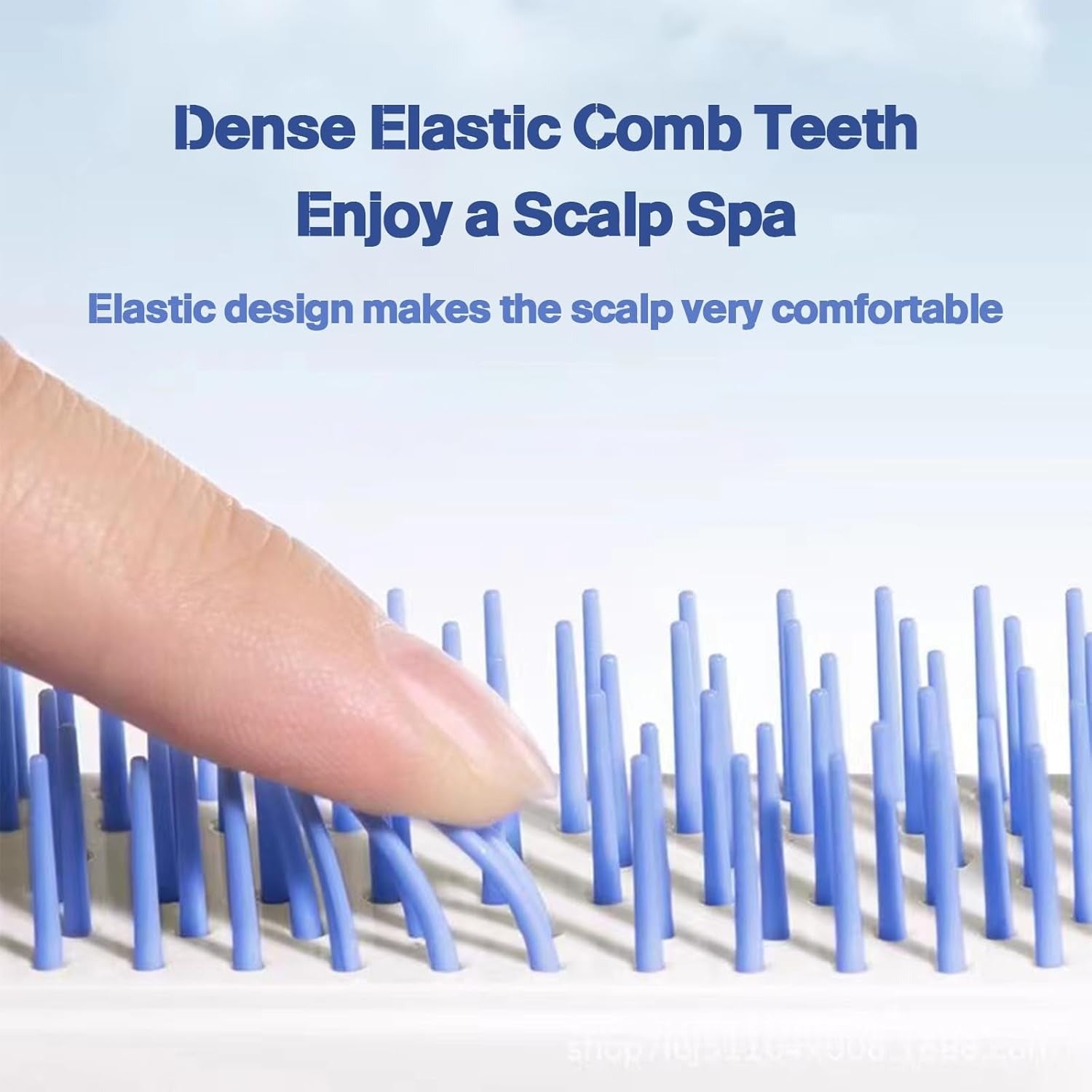 Self Cleaning Magic Hair Brush, One-click Cleaning Telescopic Hair Comb �(Random Color) ( Without Box )