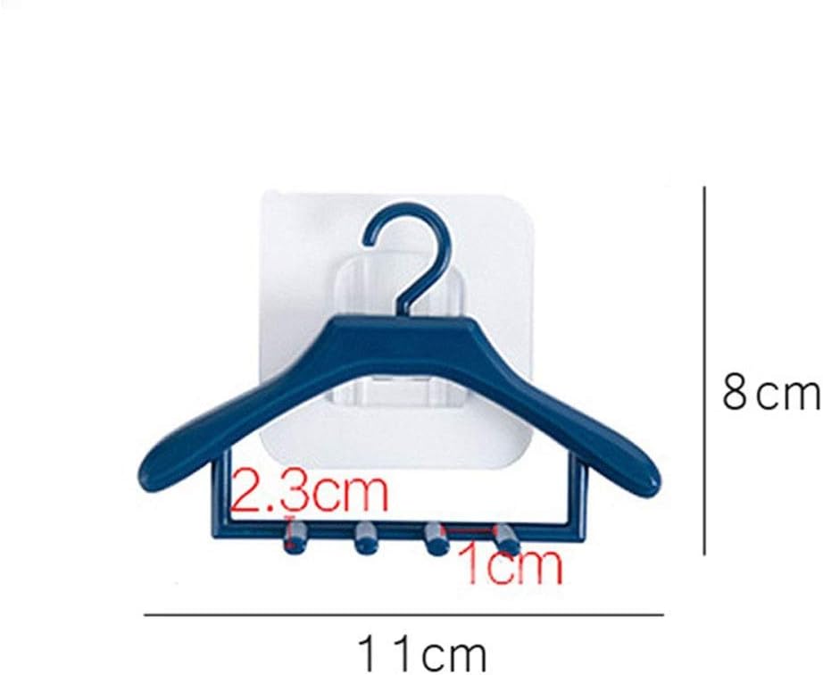 1pcs Toothbrush Holders Wall Mounted Hangers Style Toothbrush Holder Tooth Brush Razor Organizers Holder Bathroom Accessories(random color )