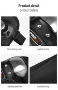 Motorcycle Elbow Pads for Men Stainless Steel Off-road Locomotive Protective Gear Anti-fall Riding Equipment (4 pcs)