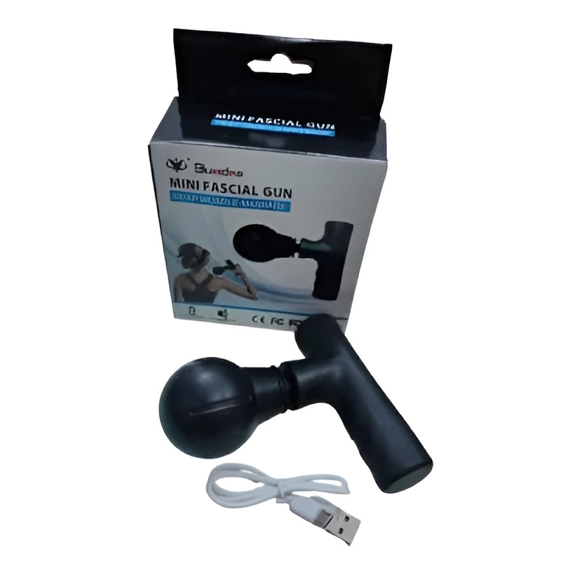 Blueide Mini rechargeable Fascial Gun Deep Muscle Massager (Random color)