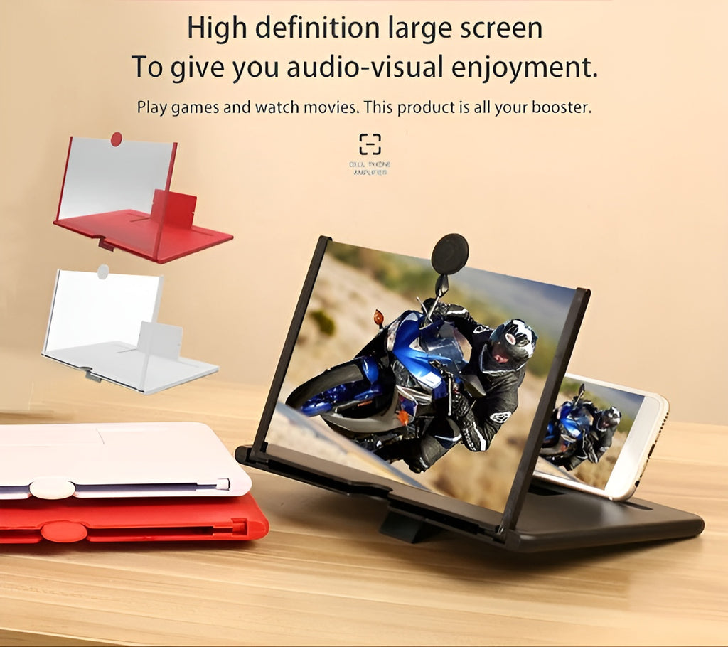 F3 Mobile Screen Magnifier | Magnify the mobile Screen for large display - 8 inch (Random color )