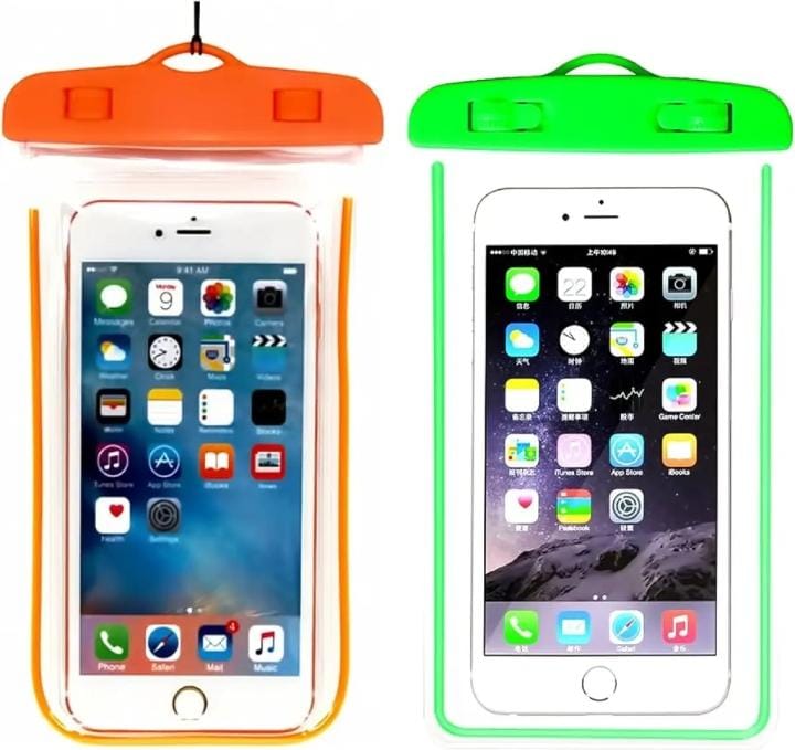Water Proof  Cover Bag for Mobile - Max screen size could be 6.2 inches - Random Color