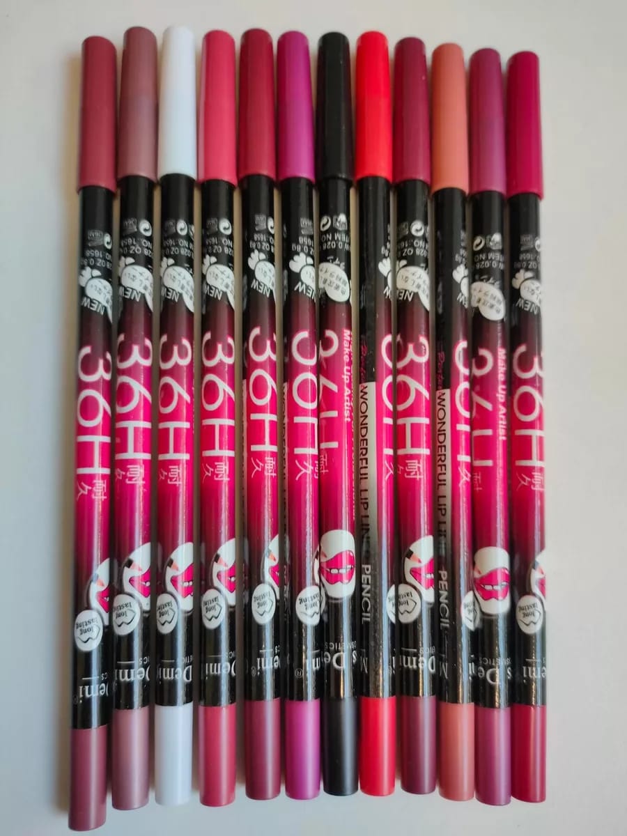 12 Pcs 36H Matte Finish Lip Pencil – photo 3