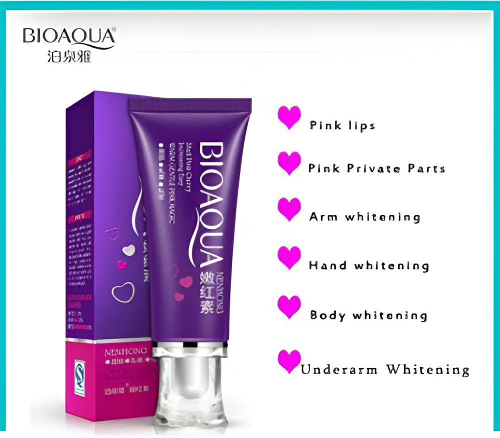 BioAqua Pink Magic Skin Care Whitening Cream (30g)
