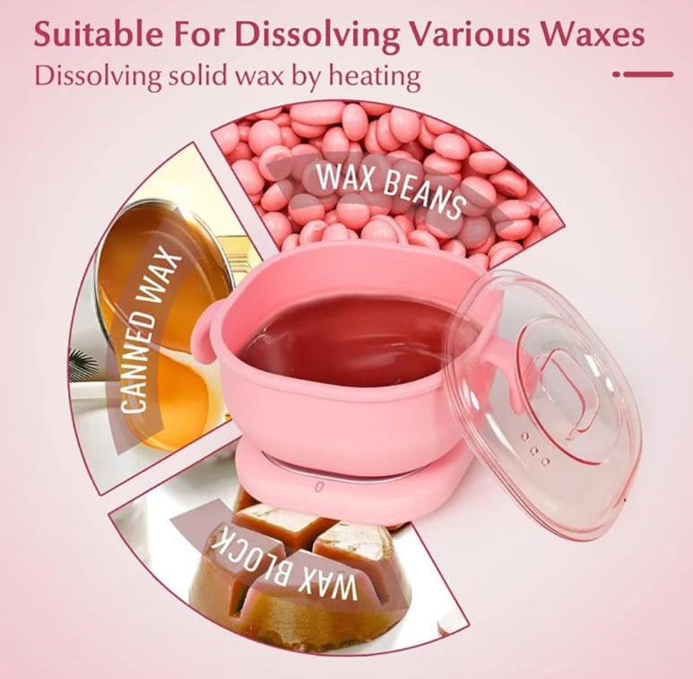 Wax Heater - Made With Silicone, Quick &amp; Easy Hair Removal