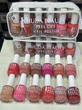 Huda Beauty Peel Off Nail Paint, Pack of 12 - Nude