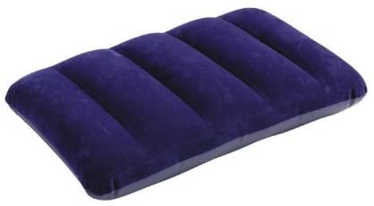 Inflatable Flocked Velvet Camping Sleeping Travel Pillow – photo 2