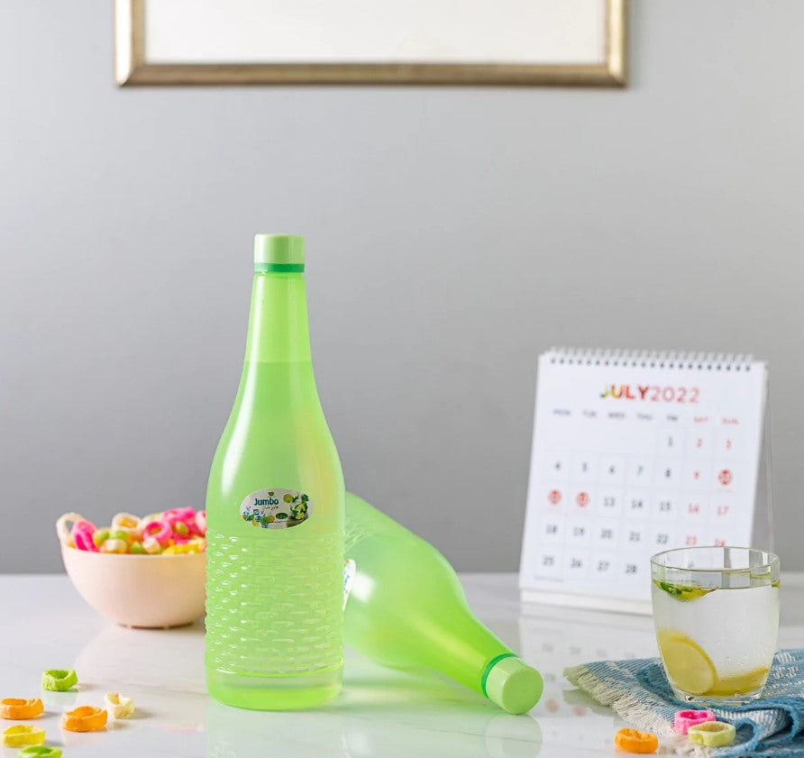 Pack Of 4 Plastic Jumbo Water Bottles – photo 2