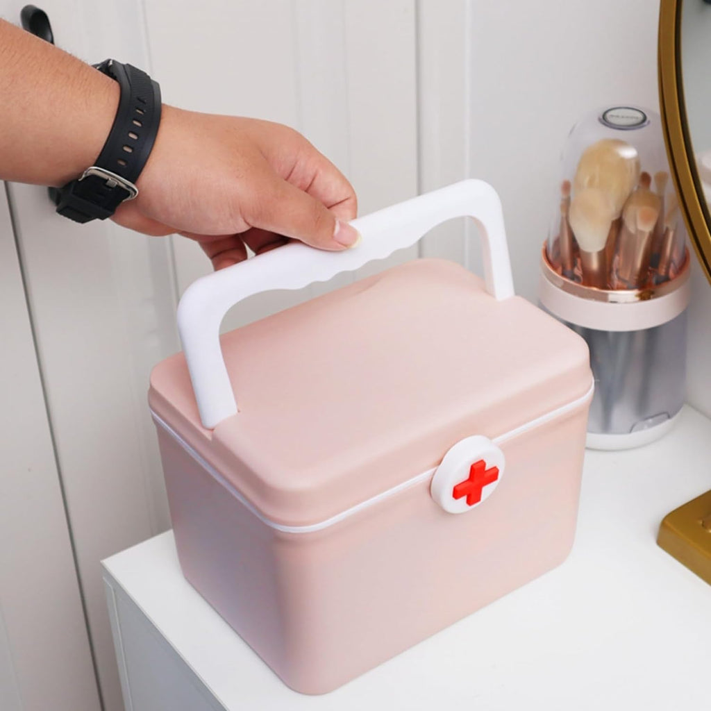 Empty Small First Aid Box High Quality Medicine Box  (random color)