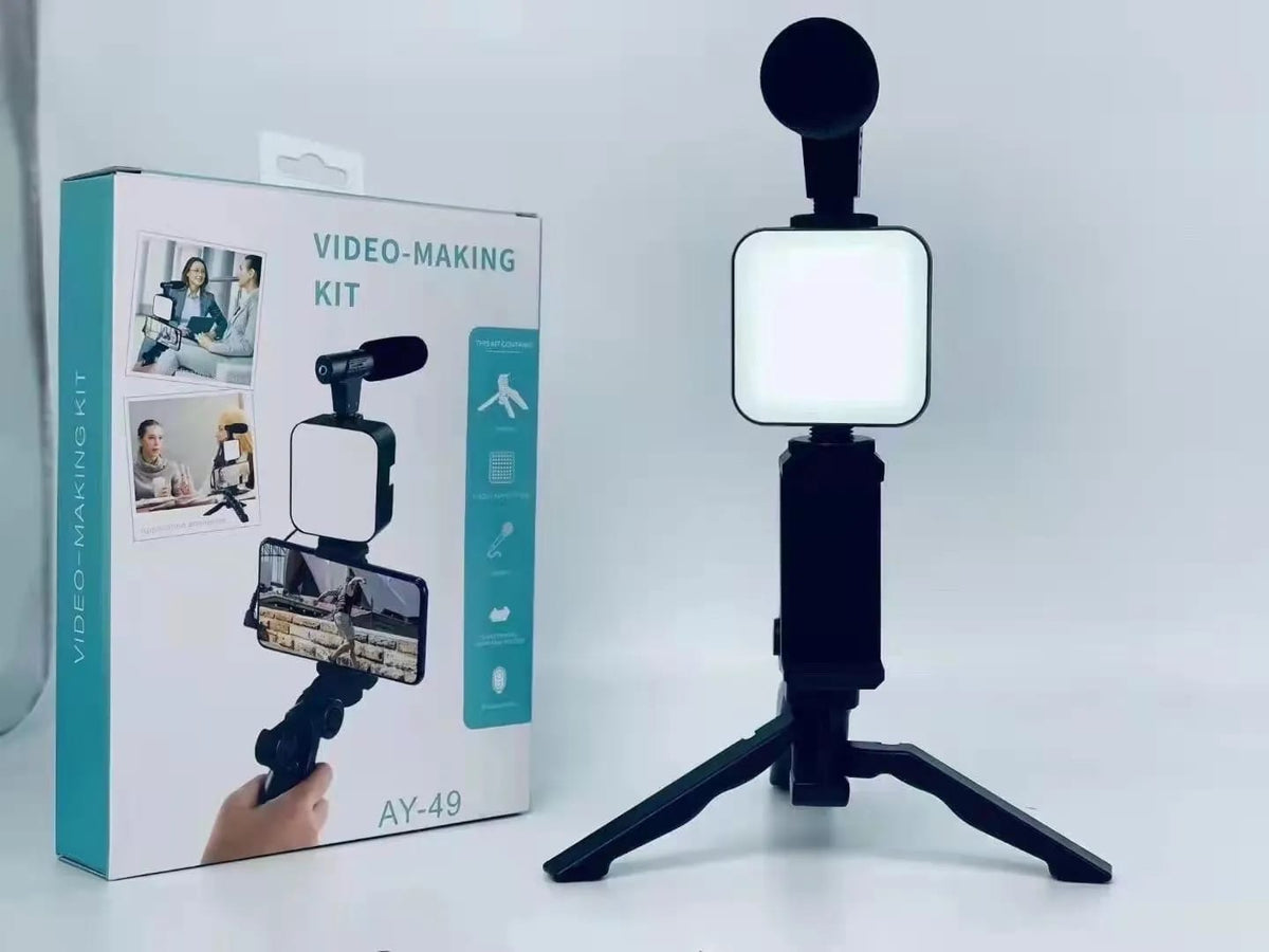 AY-49 Vlogger video making Kits Vlog Microphone – photo 2
