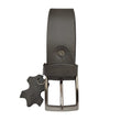 Men Buffalo leather belt grey color | Waist Belt for boys &amp; Mens (Grey)
