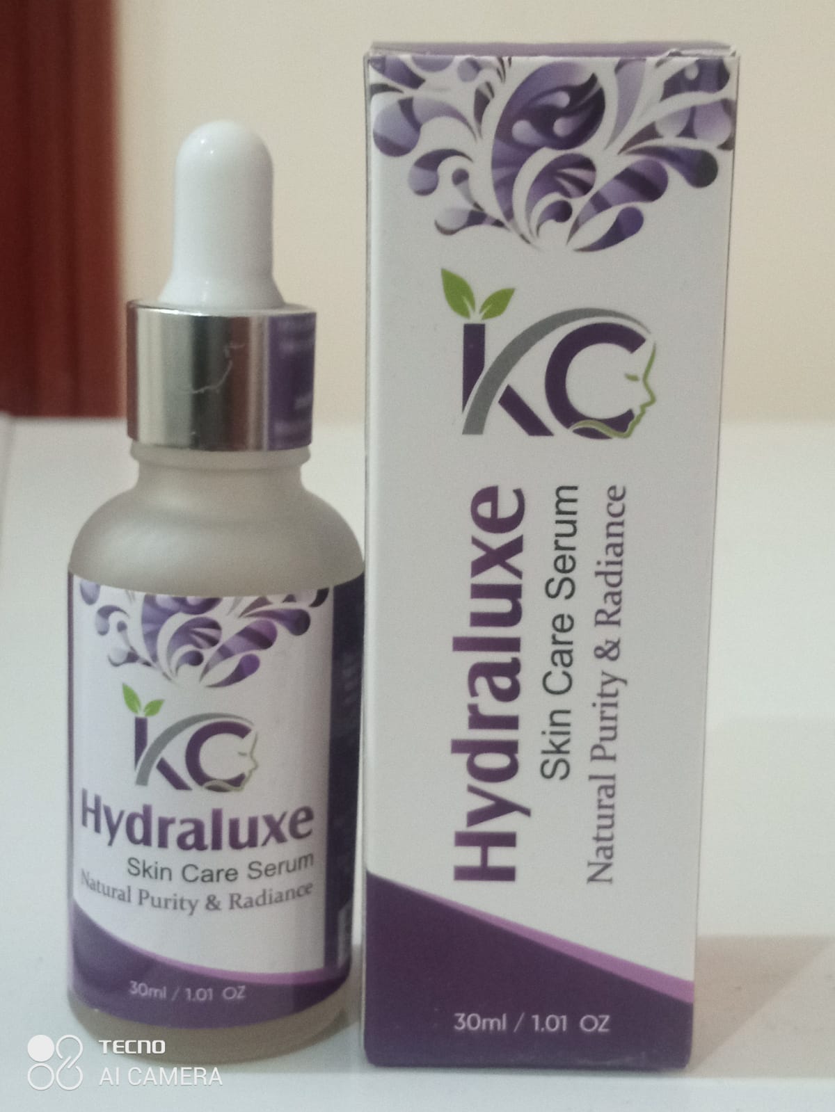 KC Hydraluxe Skin care Serum  | Natural Purity &amp; Radiance 30 ml / 1.01 fl. oz.