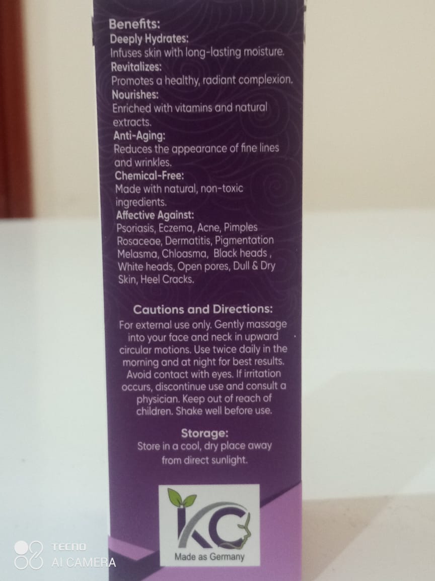 KC Hydraluxe Skin care Serum  | Natural Purity &amp; Radiance 30 ml / 1.01 fl. oz.
