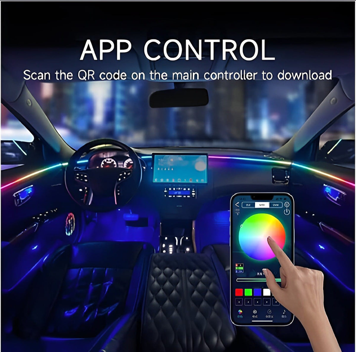 App control Symphony Atmosphere Light Car Interior – photo 1
