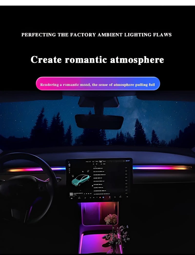 App control Symphony Atmosphere Light Car Interior – photo 3