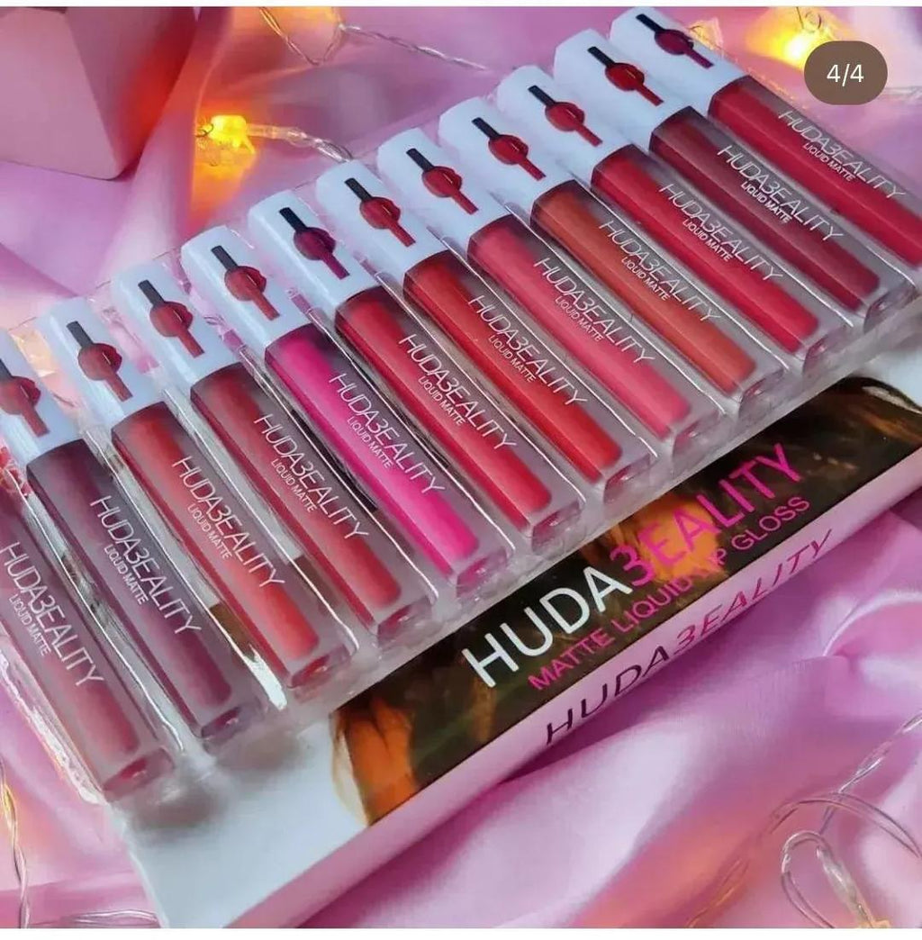 Pack of 6 glossy lipgloss  Matte Finish