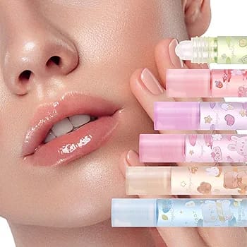pack of 6 Lip Oil for winters  Glossy lips