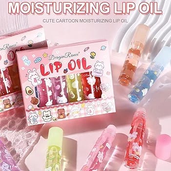 pack of 6 Lip Oil for winters  Glossy lips