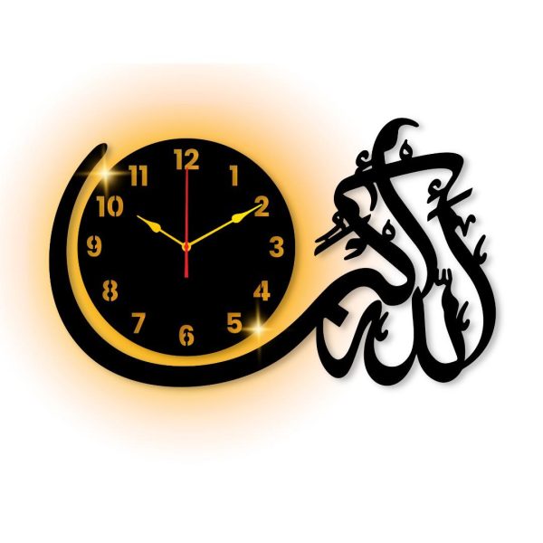Allah hu Akbar Islamic Wall Clock – photo 2