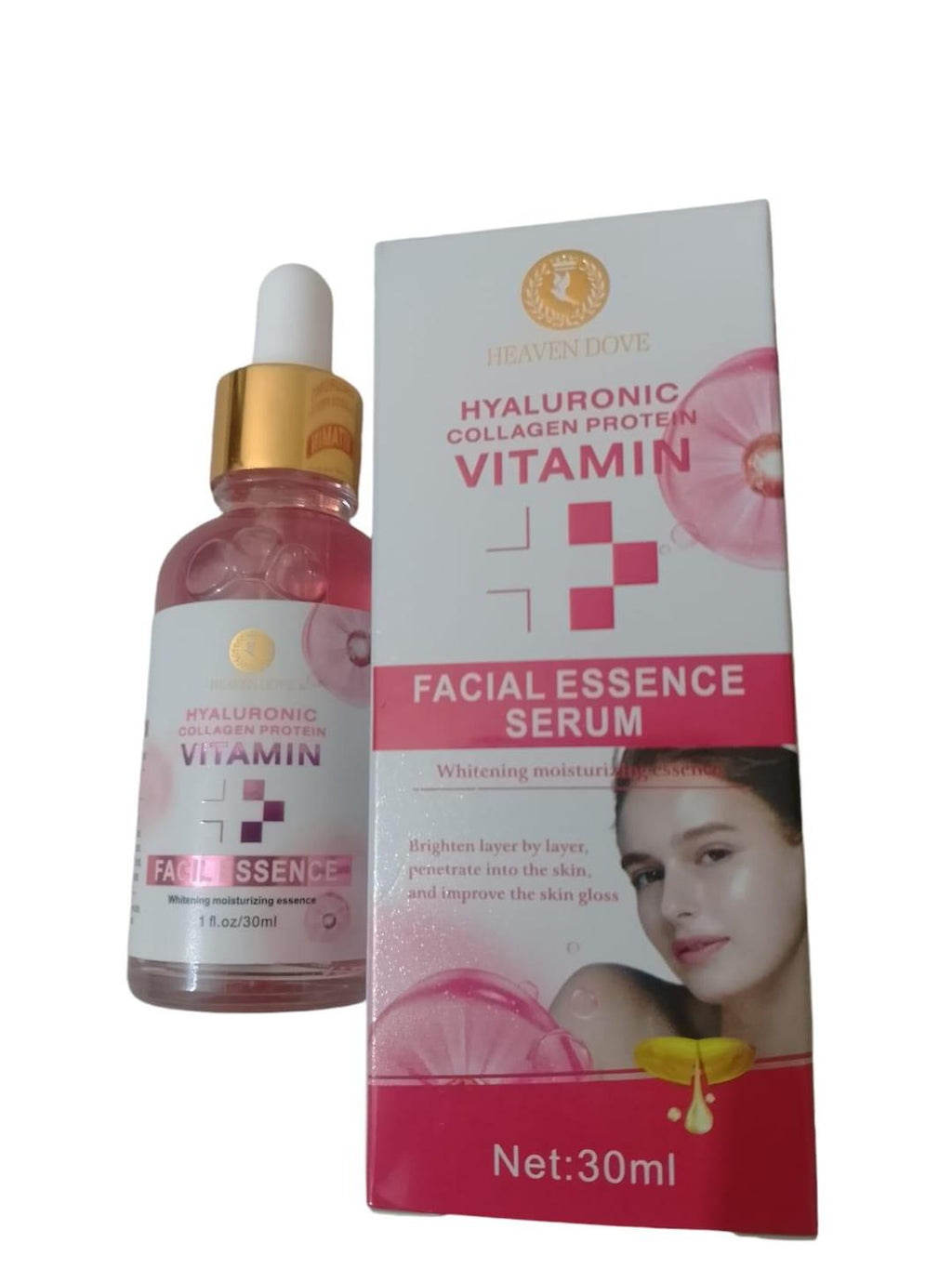 Heaven dove Hyaluronic collagen vitamin serum  (30ml)