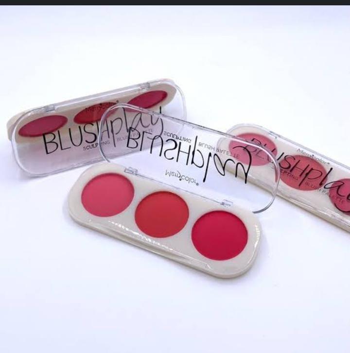 3 Color Makeup Blush Palette Mineral Powder – photo 5