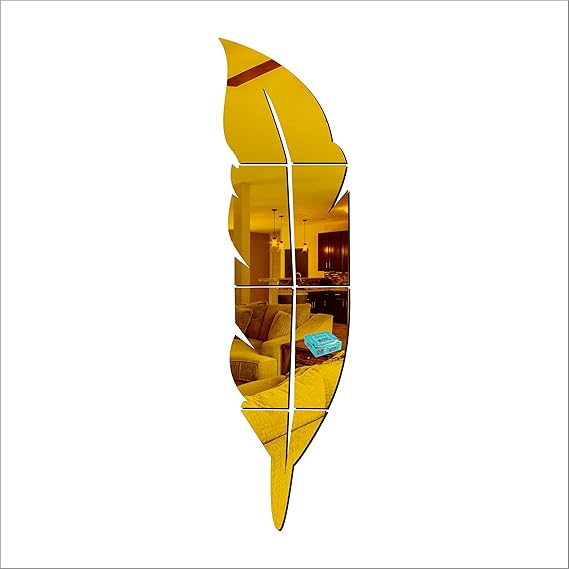 Exclusive 3d Acrylic Wall leaf Mirror reflection Room